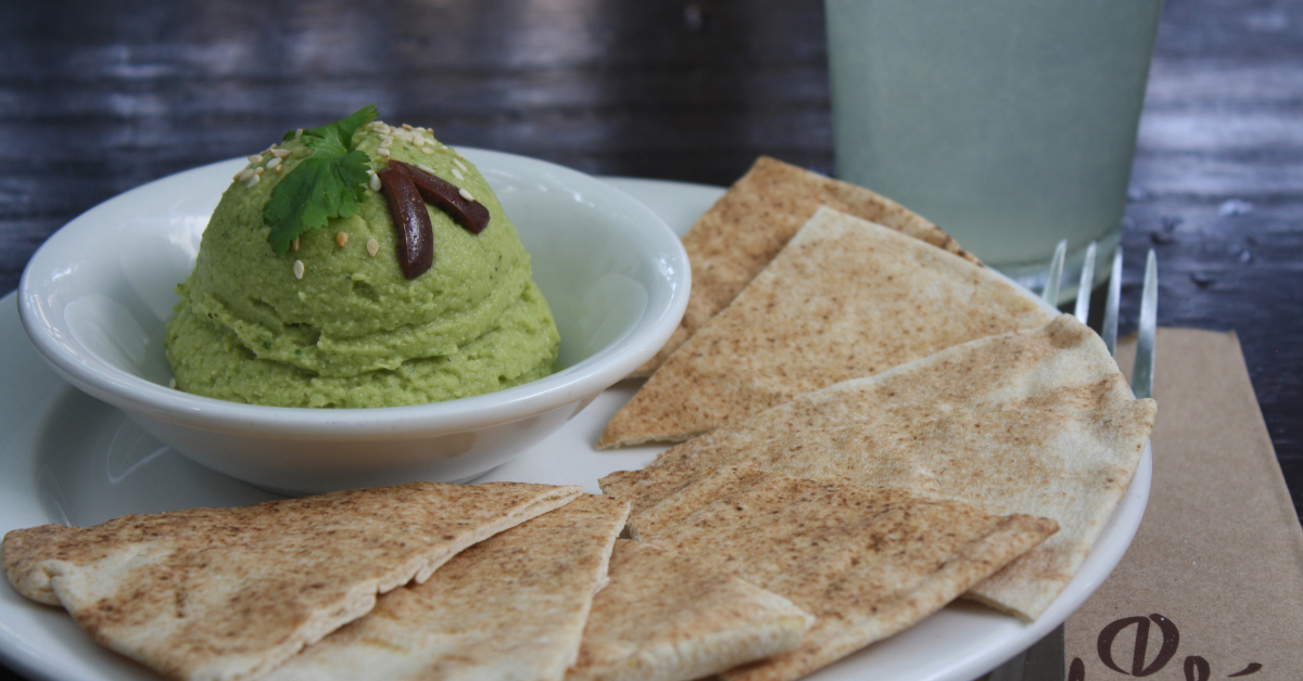 HUMMUS DE CILANTRO Y JALAPEÑO